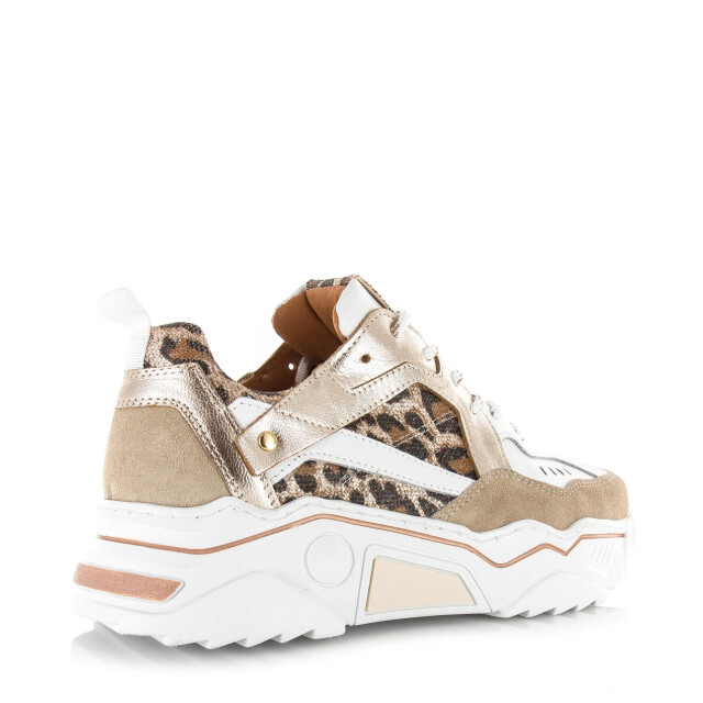 DWRS Label Dwrs pluto leopard white sand lage sneakers dames J5217C-80 1991 large