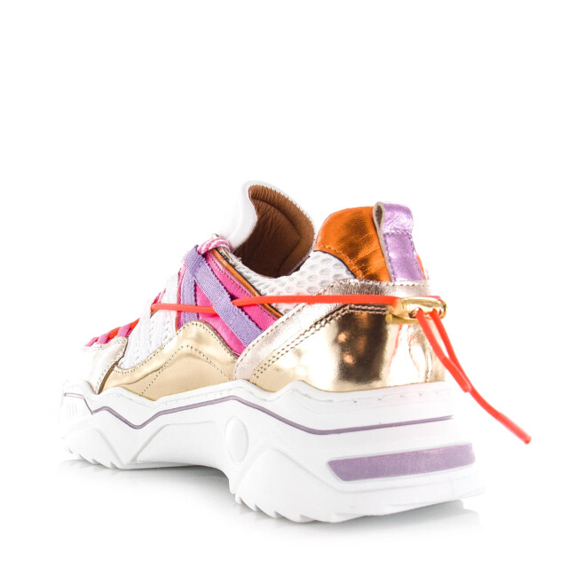 DWRS Label Dwrs orion metallic sneakers /wit lage sneakers dames J6870-03 7151 large