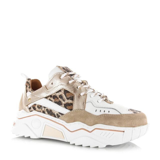 DWRS Label Dwrs pluto leopard white sand lage sneakers dames J5217C-80 1991 large