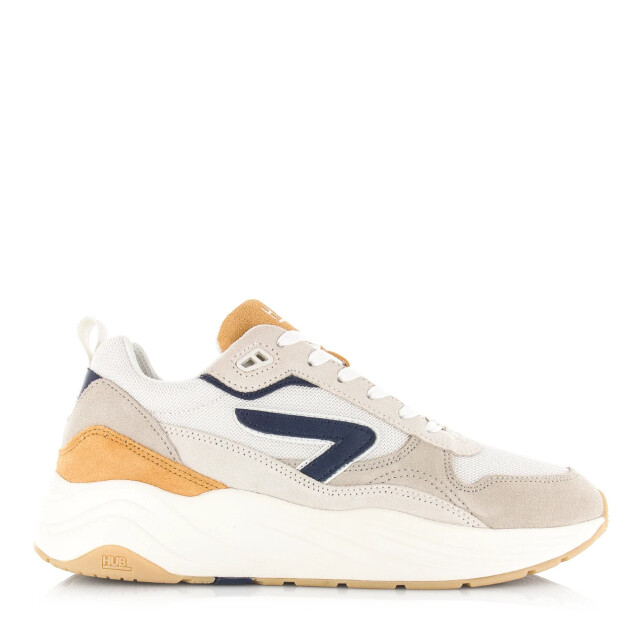 Hub  glide off white/navy/oak/white lage sneakers heren m6104s43-s23-B65 large