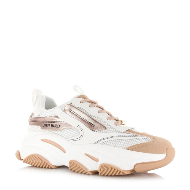 Steve Madden possession-e cream rose lage sneakers dames SM19000033 04005 10M large