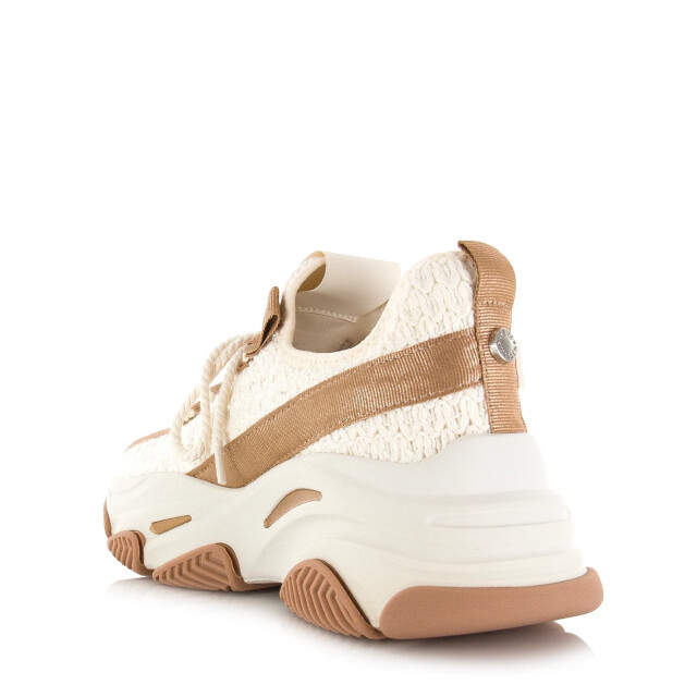 Steve Madden project cream gold lage sneakers dames SM11002975 04005 CG large
