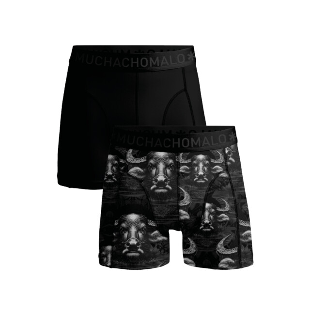 Muchachomalo Print/Grey/Men 2-pack Boxer Shorts print/ large