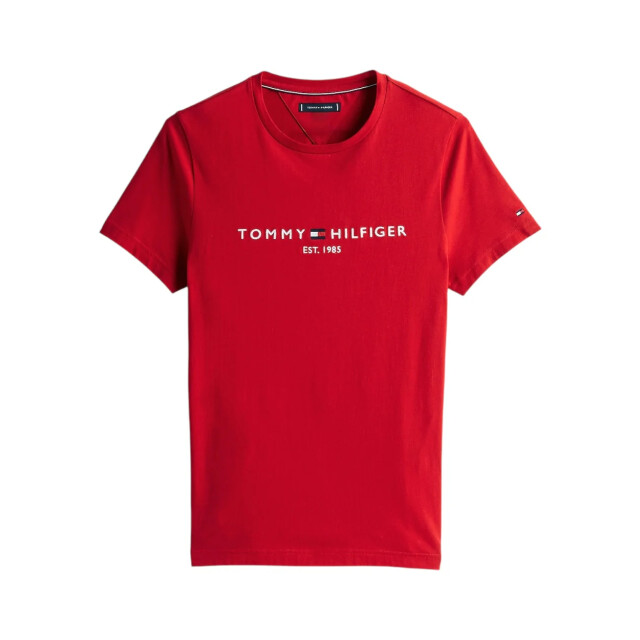 Tommy Hilfiger T-shirt heren met print Tommy Hilfiger Rood T-shirt Met Logo large