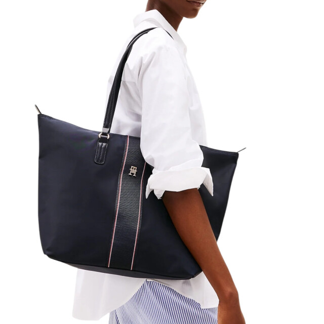 Tommy Hilfiger Tas dames Tommy Hilfiger Blauw Essential Shoppertas large