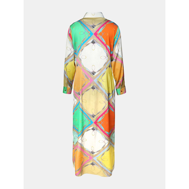 Mucho Gusto ® jurk francis bay kleurrijke ruitprint MUCHO GUSTO® Jurk Francis Bay Kleurrijke Ruitprint large