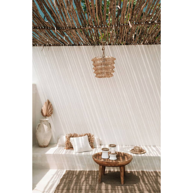 Bazar Bizar Hanglamp naturel m mad moiselle BAYU034N-M-50x40 large