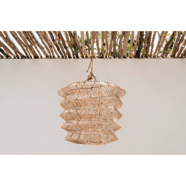 Bazar Bizar Hanglamp naturel m mad moiselle BAYU034N-M-50x40 large