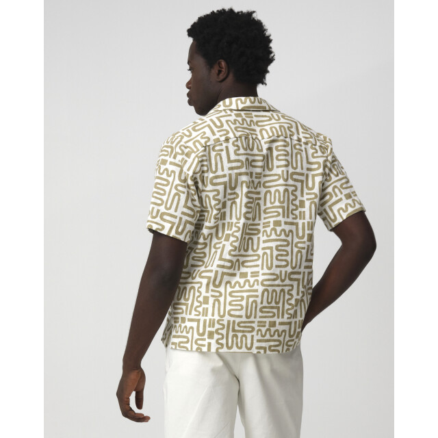 J.C. Rags casual overhemd met korte mouwen alberto 095847-003-M large
