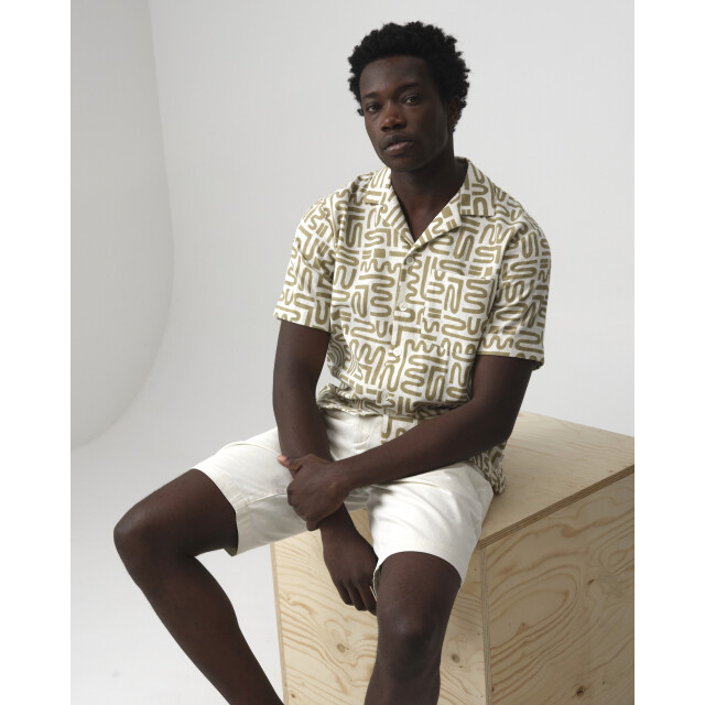 J.C. Rags casual overhemd met korte mouwen alberto 095847-003-M large