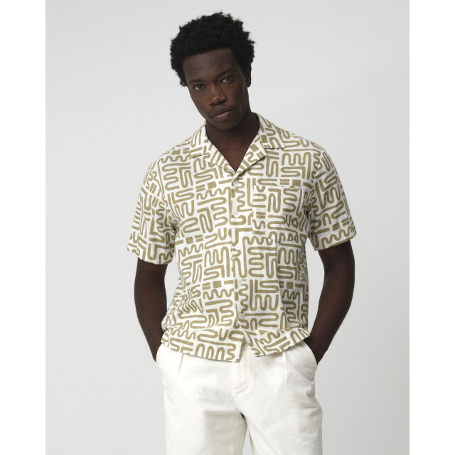 J.C. Rags casual overhemd met korte mouwen alberto 095847-003-M large