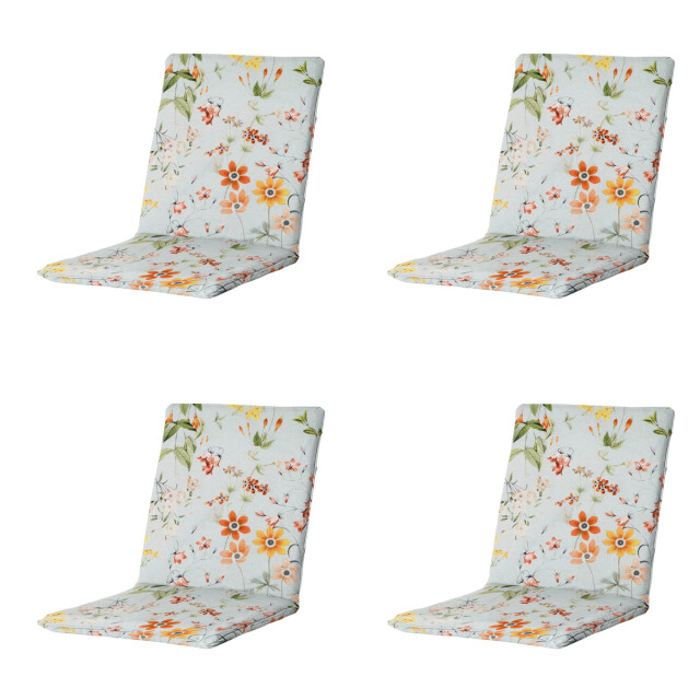 Madison stapelstoelkussen milly azure ca. 97x49 cm set van 4 3083623 large