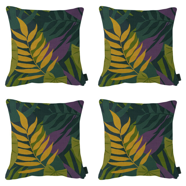 Madison sierkussen iven green ca. 50x50 cm set van 4 3083182 large