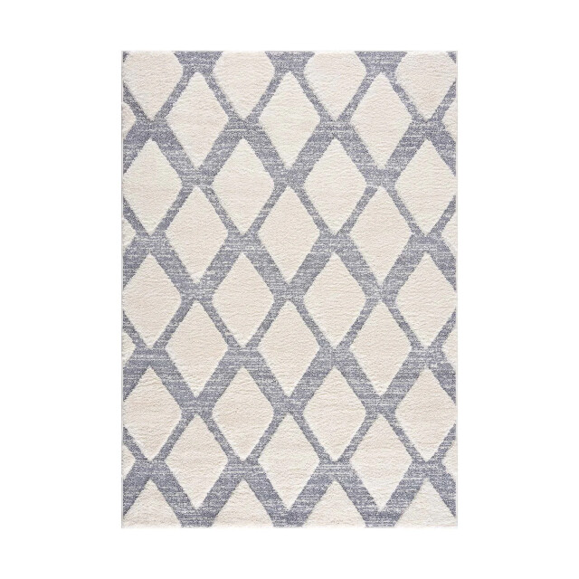 Muratap Vloerkleed focus celta hoogpolig fluffy scandinavisch grijs creme- 3172421 large