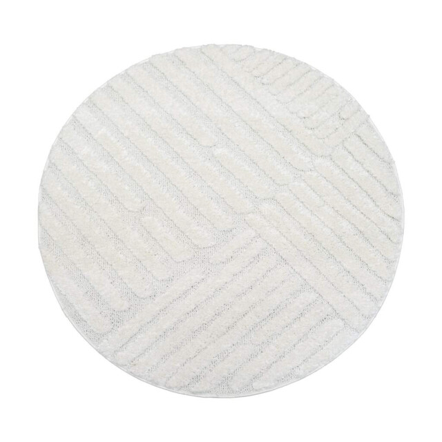 Muratap Vloerkleed focus feel rond hoogpolig fluffy scandinavisch - 200 3172380 large