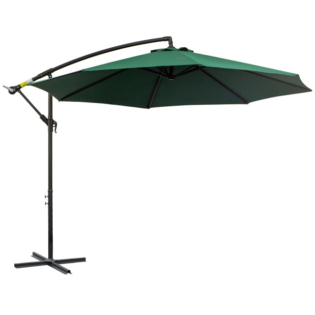 4goodz Outsunny zweefparasol Ø3 mtr met draaimechanisme - 3172741 large