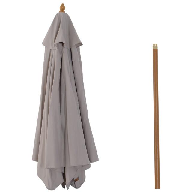 4goodz Outsunny parasol 250cm bamboe 180/㎡ polyester - 3172740 large