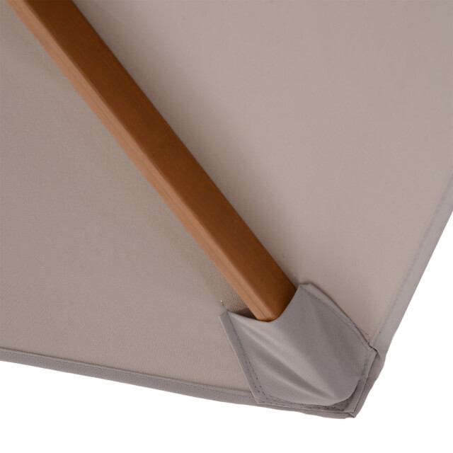 4goodz Outsunny parasol 250cm bamboe 180/㎡ polyester - 3172740 large
