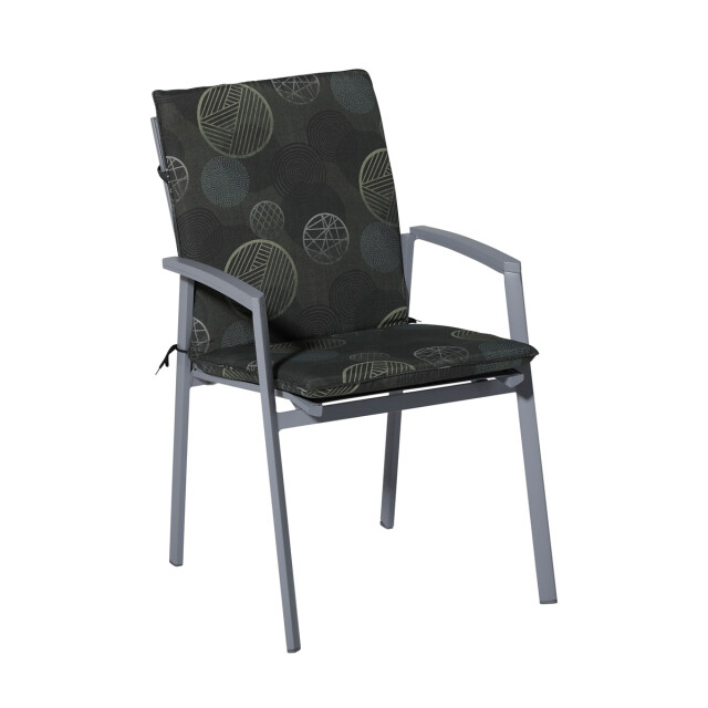 Madison stapelstoelkussen circle green ca. 97x49 cm set van 4 3083579 large