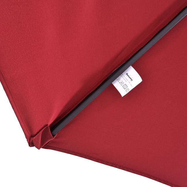 4goodz Outsunny duo-parasol 460x270 cm brede parasol wijnrood 3172739 large