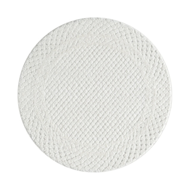 Muratap Outlet rond vloerkleed focus uni fluffy creme- 160 cm rond 3246048 large