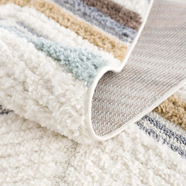 Muratap Vloerkleed focus molly rond hoogpolig fluffy scandinavisch multi- 200 3172492 large