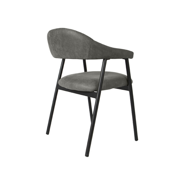 Label51 Eetkamerstoel amaze antraciet micro suede set van 2 3172598 large