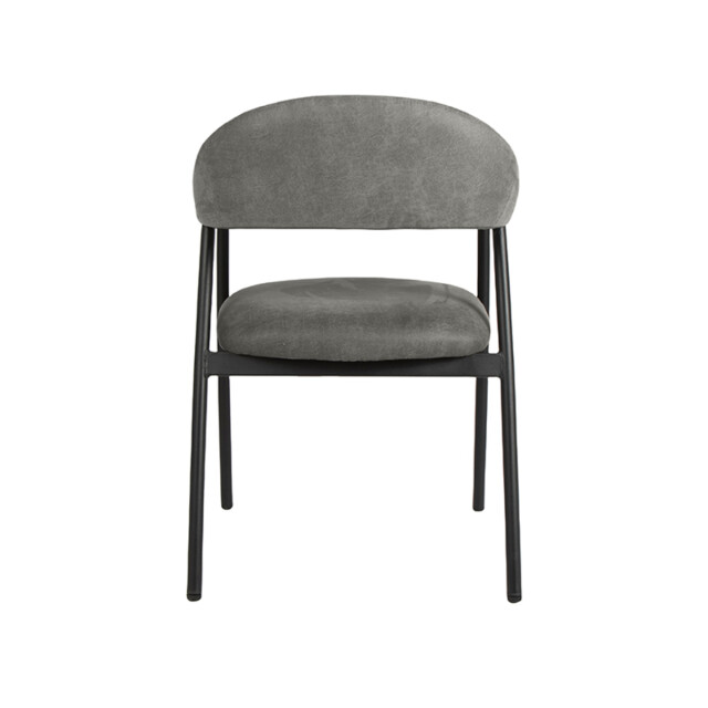 Label51 Eetkamerstoel amaze antraciet micro suede set van 2 3172598 large
