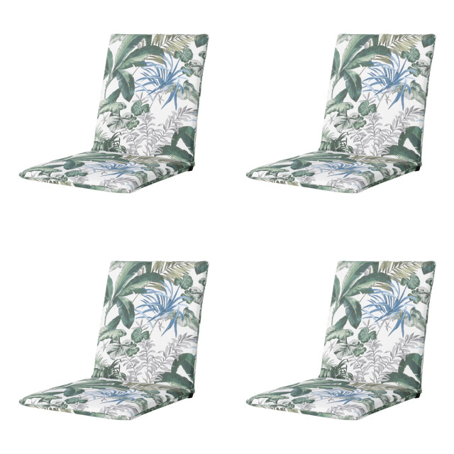 Madison stapelstoelkussen bliss blue ca. 97x49 cm set van 4 3083616 large