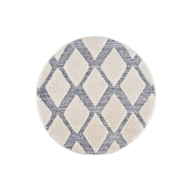 Muratap Vloerkleed focus celta rond hoogpolig fluffy scandinavisch grijs 3172416 large