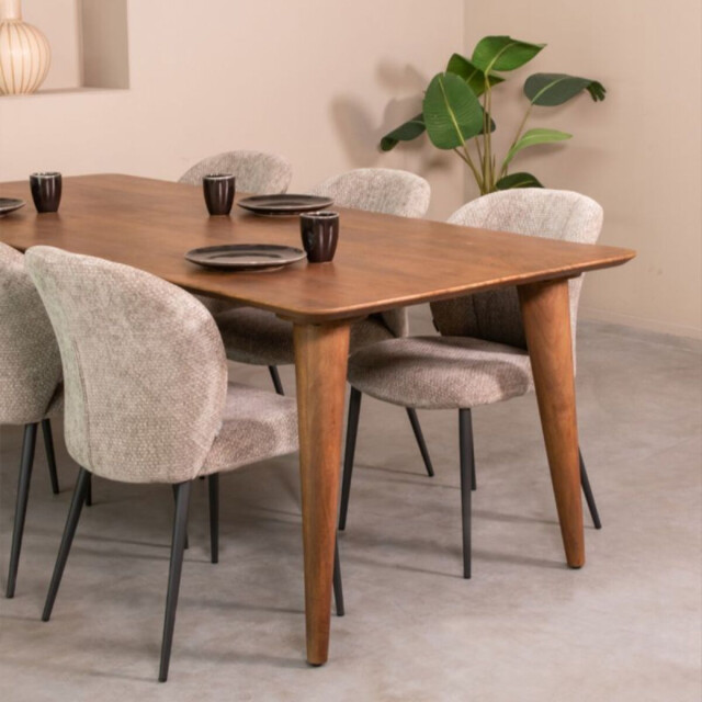 Label51 Eetkamertafel fly nature mangohout 160x90 cm 3172597 large