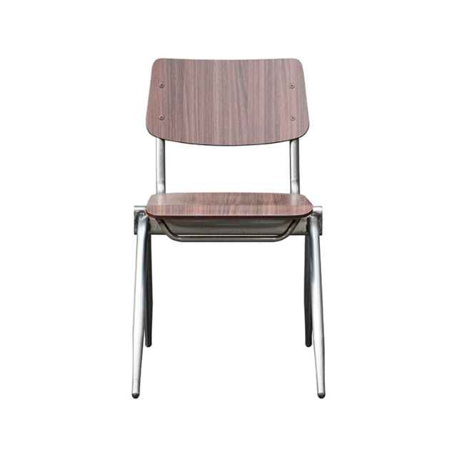 Label51 Eetkamerstoel solid donker hout set van 2 3172593 large