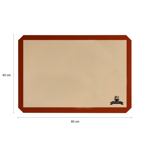 Krumble Siliconen bakmat 40x60 cm bruin 3172230 large