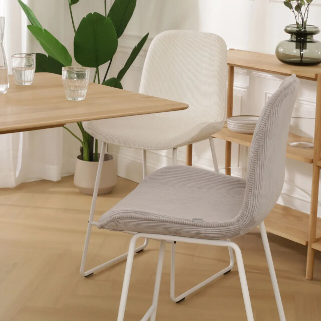 Nolon Nino-fé barkruk rib warm wit onderstel 65 cm 2392630 large