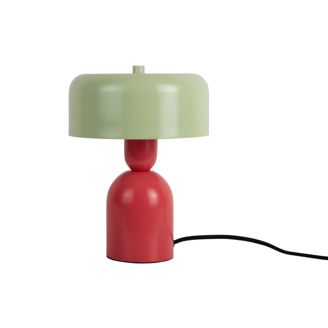Leitmotiv tafellamp double funky scarlet red & soft green 3062230 large