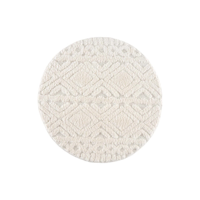 Muratap Vloerkleed focus basic rond hoogpolig fluffy scandinavisch - 3172434 large