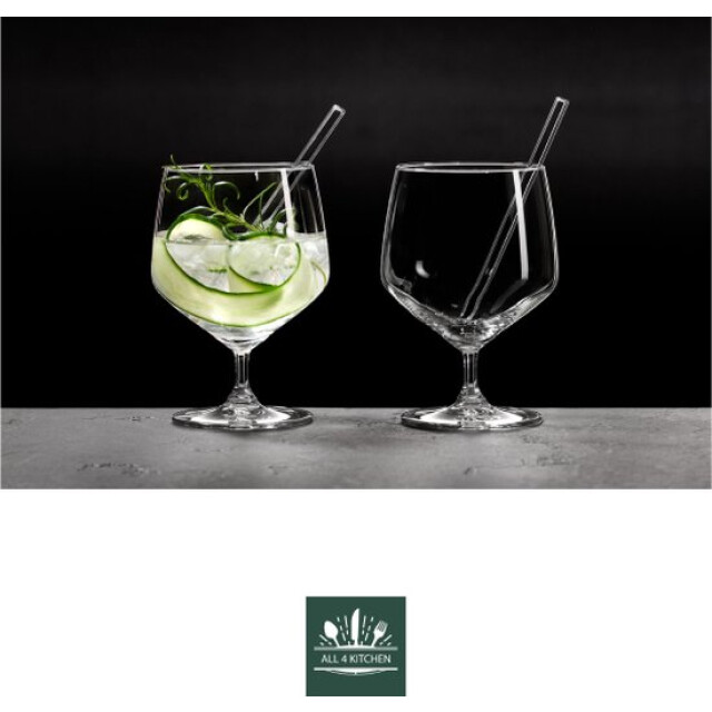 Ritzenhoff & Breker Set/2 ginglas 65 cl m/rietjes in gb soda 3083980 large
