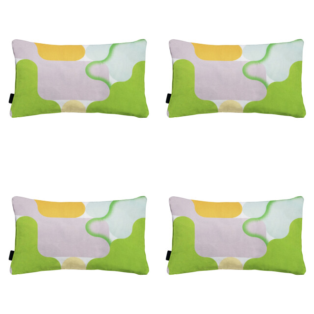 Madison sierkussen grafi lila ca. 30x50 cm set van 4 3083114 large
