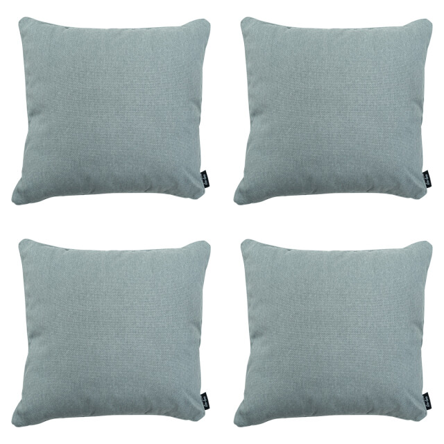 Madison sierkussen silver canvas eco+ ca. 50x50 cm set van 4 3083173 large