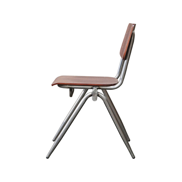 Label51 Eetkamerstoel solid donker hout set van 2 3172593 large