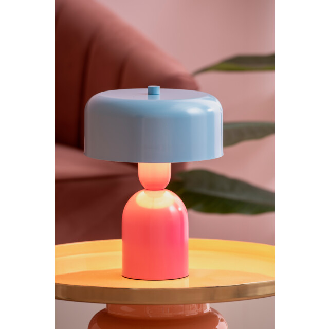 Leitmotiv tafellamp double funky bright pink & soft blue 3062227 large