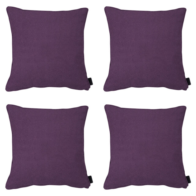 Madison sierkussen panama purple ca. 45x45 cm set van 4 3083233 large