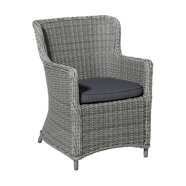 Madison zitkussen wicker panama grey ca. 48x48 cm set van 4 3083371 large