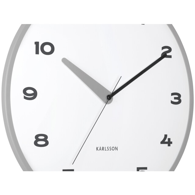 Karlsson wandklok brisk dome donker- Ø40cm 3062067 large