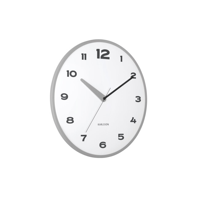 Karlsson wandklok brisk dome donker- Ø40cm 3062067 large