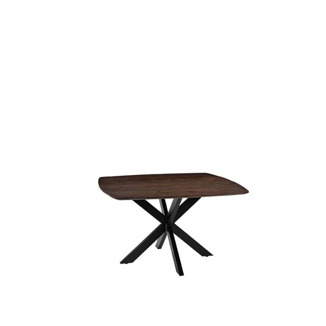 Label51 Eetkamertafel blake espresso mangohout 130x130 cm 3172571 large