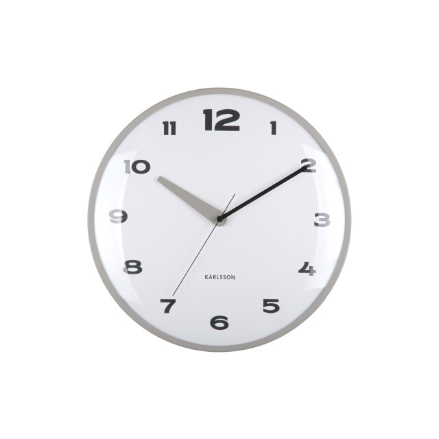 Karlsson wandklok brisk dome donker- Ø40cm 3062067 large