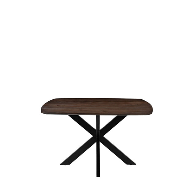 Label51 Eetkamertafel blake espresso mangohout 130x130 cm 3172571 large