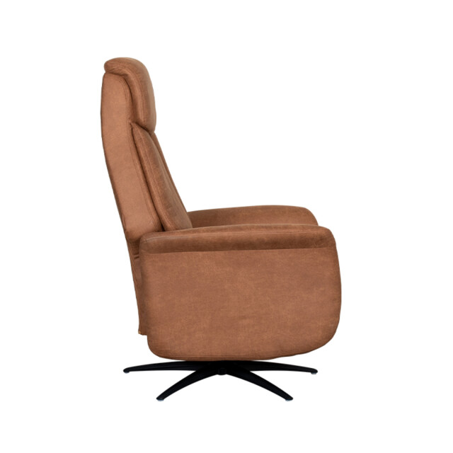 Label51 Fauteuil oslo cognac micro suede 3172631 large
