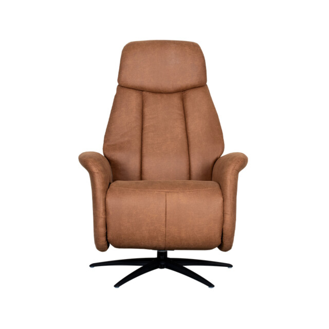 Label51 Fauteuil oslo cognac micro suede 3172631 large